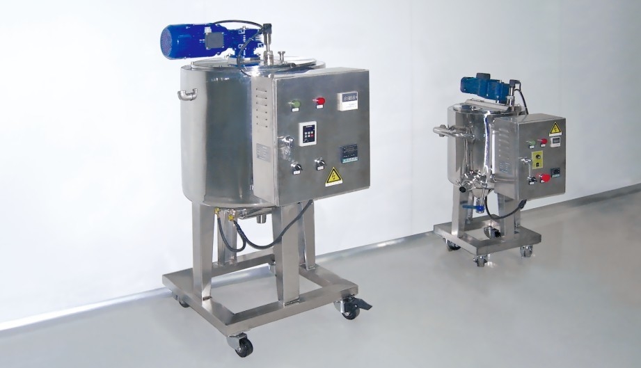 Thùng trộn mỹ phẩm 150L cho sản phẩm kem dưỡng da và gel mỹ phẩm