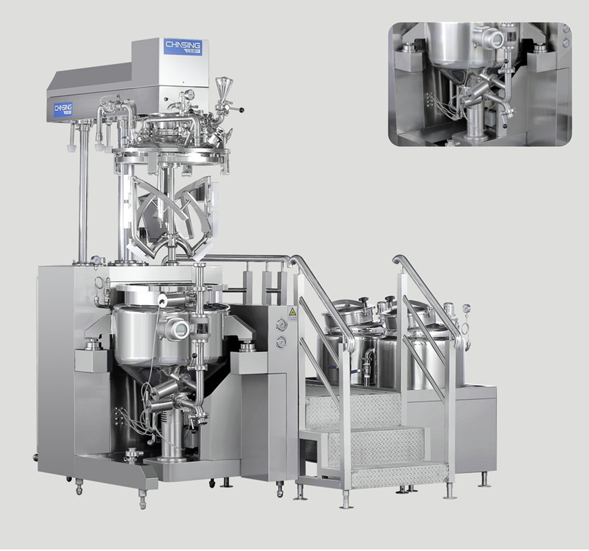 Máy trộn chất nhũ hóa mỹ phẩm bằng thép không gỉ 316L 50L cho các sản phẩm vệ sinh