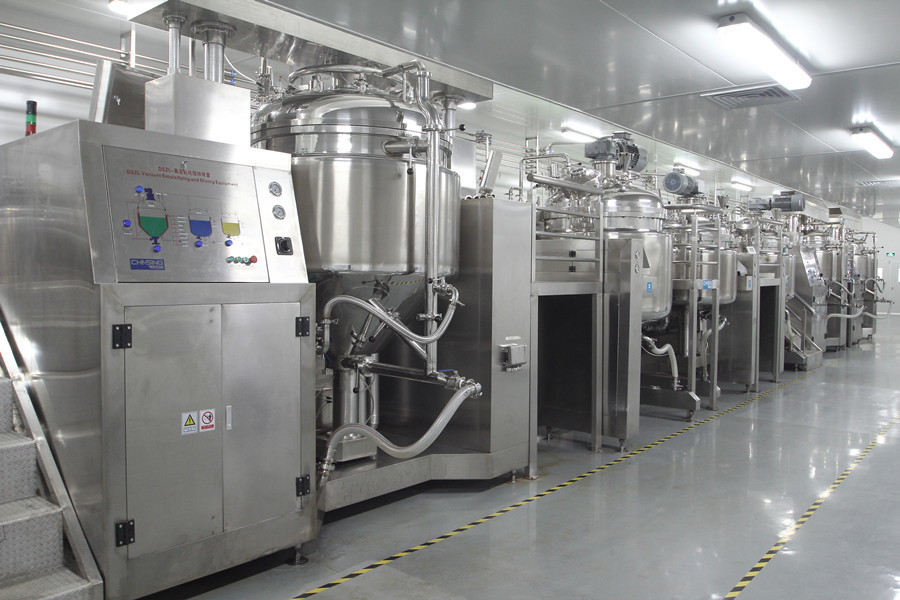 Máy trộn chất nhũ hóa mỹ phẩm bằng thép không gỉ 316L 50L cho các sản phẩm vệ sinh