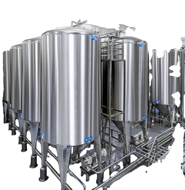 Bể chứa dược phẩm 100-20000L Bể chứa thép thẳng đứng 0,5 MPa