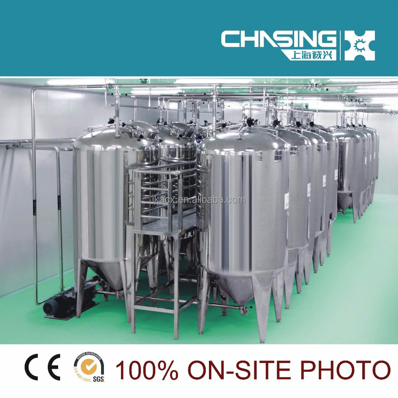 Bể chứa hóa chất 300L 20000L Bể chứa dầu bằng thép không gỉ thẳng đứng 0,5 MPa